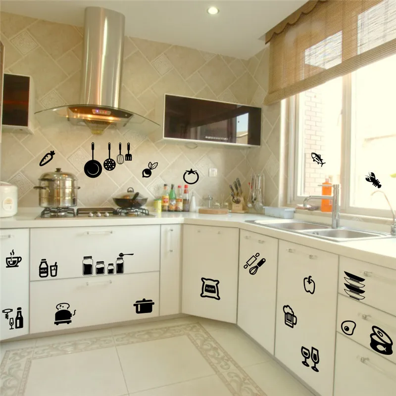 

Kitchen Tools Wall Sticker Home Decoration Wall Stickers Decal Vinyl Kitchen Quote Art Home Decor