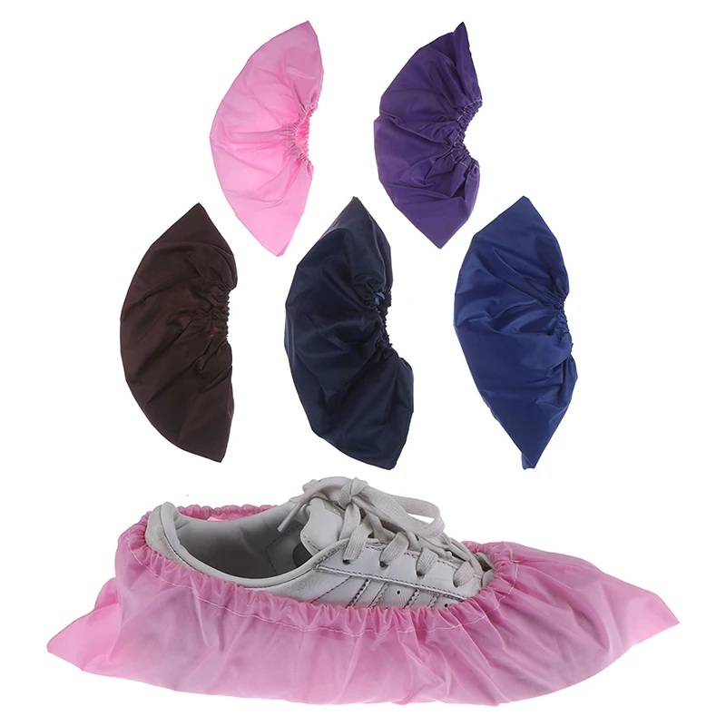 1 пара утолщенных многоразовых эластичных чехлов для обуви нескользящие