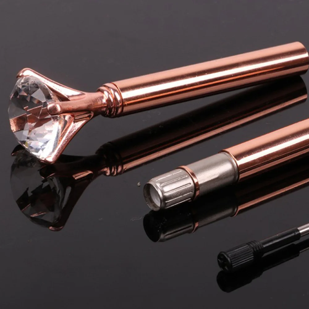 

4PCS Big Diamond Cartoon Pattern Ballpoint Pens Student Supplies Ink Pen