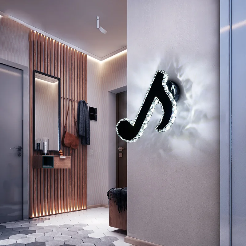 

Экспортная специальная Хрустальная настенная лампа, простая романтическая прикроватная хрустальная лампа, Коридорная лампа, светодиодный...