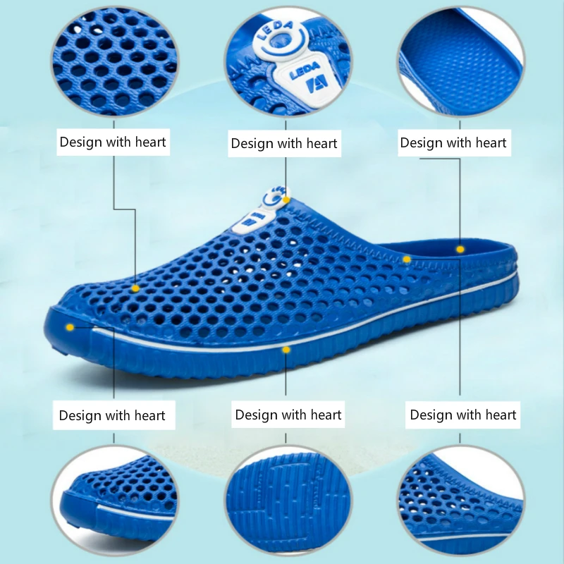 Летние мужские тапочки для влюбленных женская обувь с цветочным принтом