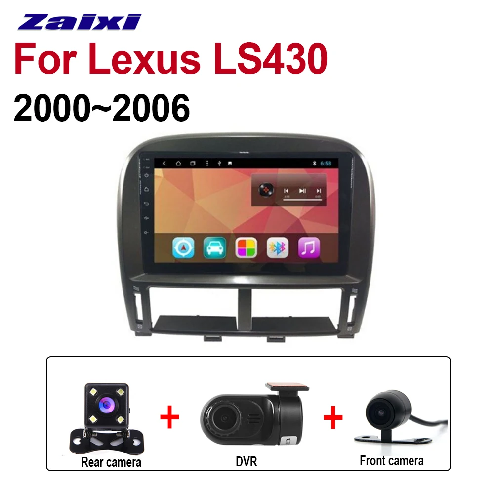ZaiXi Android автомобильный мультимедийный GPS аудио Радио стерео для Lexus LS LS430 2000 ~ 2016