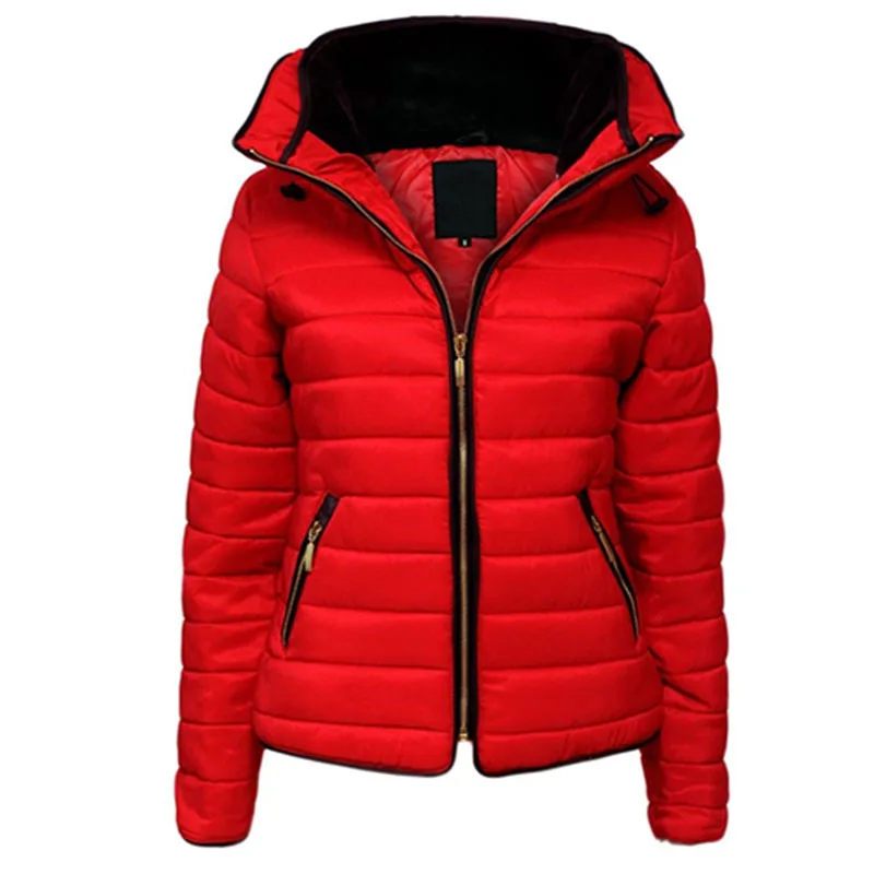 

2021New Winter Fashion Stand Collar Womens Cotton Jackets Large Size Parkas Slim Short Casual Warm Women Down Cotton Coat NBH185