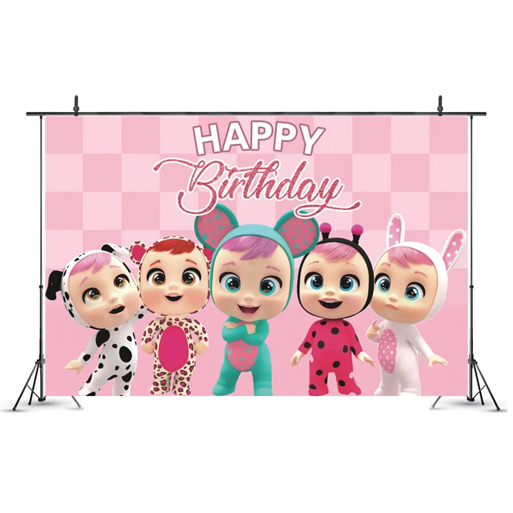 Фон для фотосъемки детей с изображением плача ребенка вечеринки в честь Дня