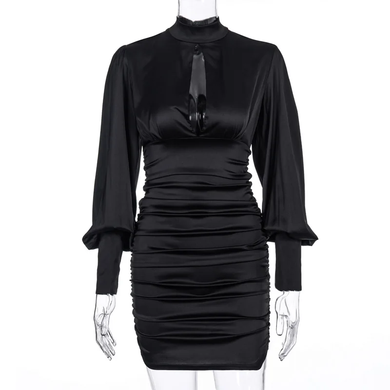 

Women's clothing is hot in autumn of sexy party bodycon black dress elegant women ladies dresses