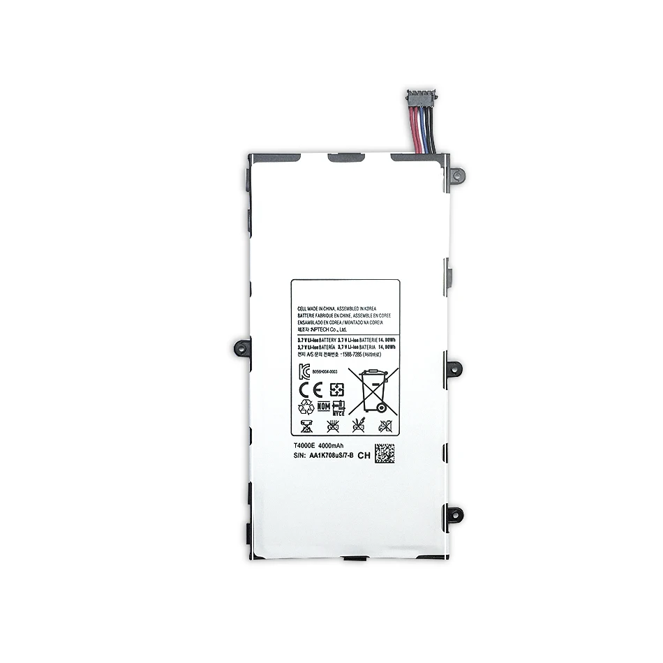 4000 мАч T4000E запасная батарея для Samsung Galaxy Tab Tablet 3 7 0 T211 T210 T215 T210R T217A SM T2105 P3210