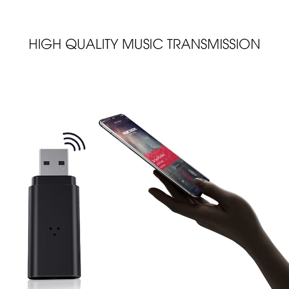 Kebidumei USB Bluetooth 5 0 аудио стерео приемник беспроводной гарнитуры адаптер ключ