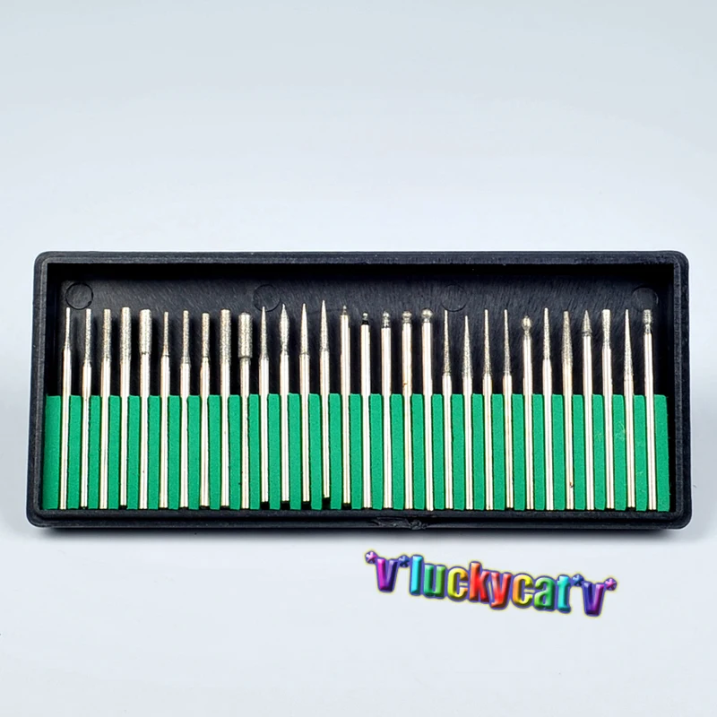 30 шт. стоматологические сверла с титановым покрытием набор сверл алмазное