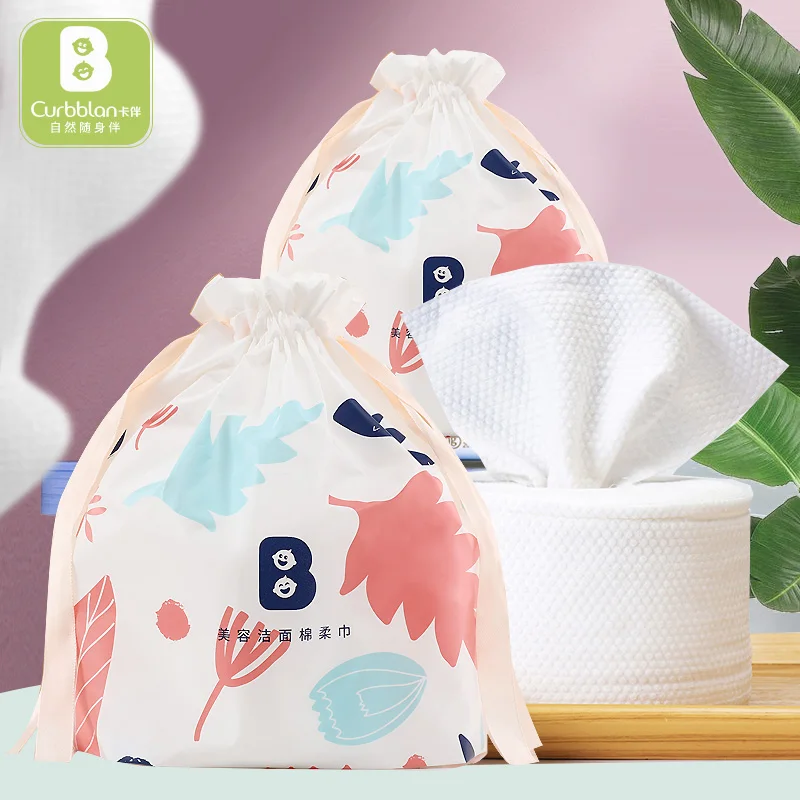 

Одноразовые детские салфетки Curbblan из хлопка, 1/3/5 рулонов