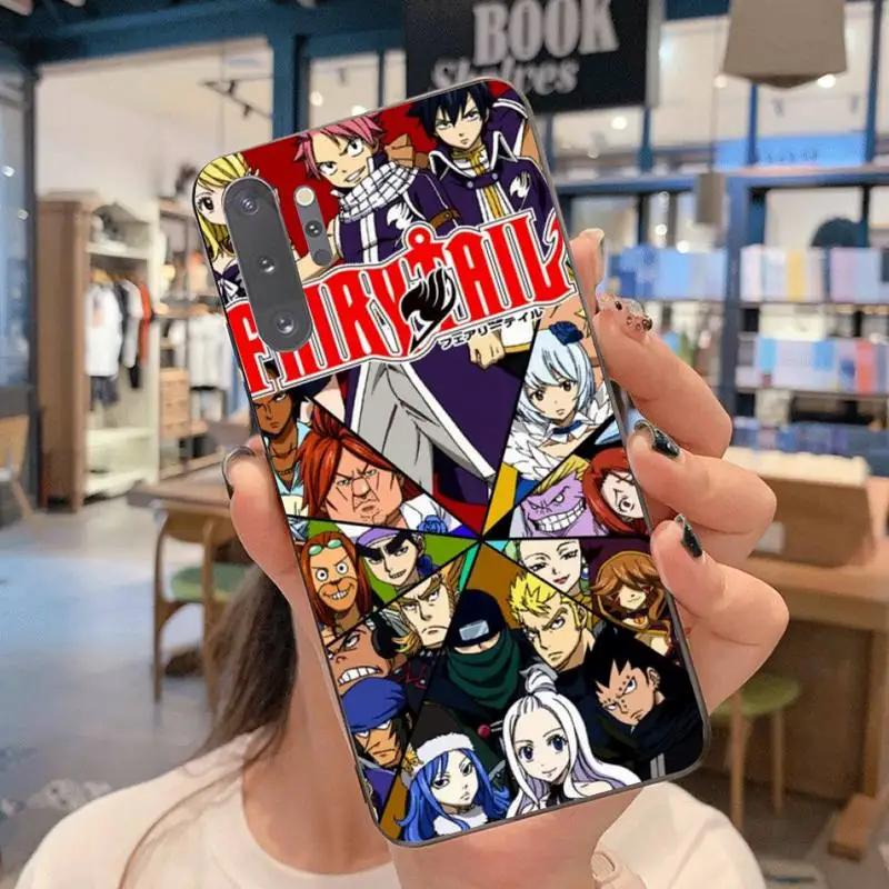 

Anime FAIRY TAIL Phone Case For Samsung Galaxy Note20 ultra 7 8 9 10 Plus lite J7 J8 Plus 2018 Prime