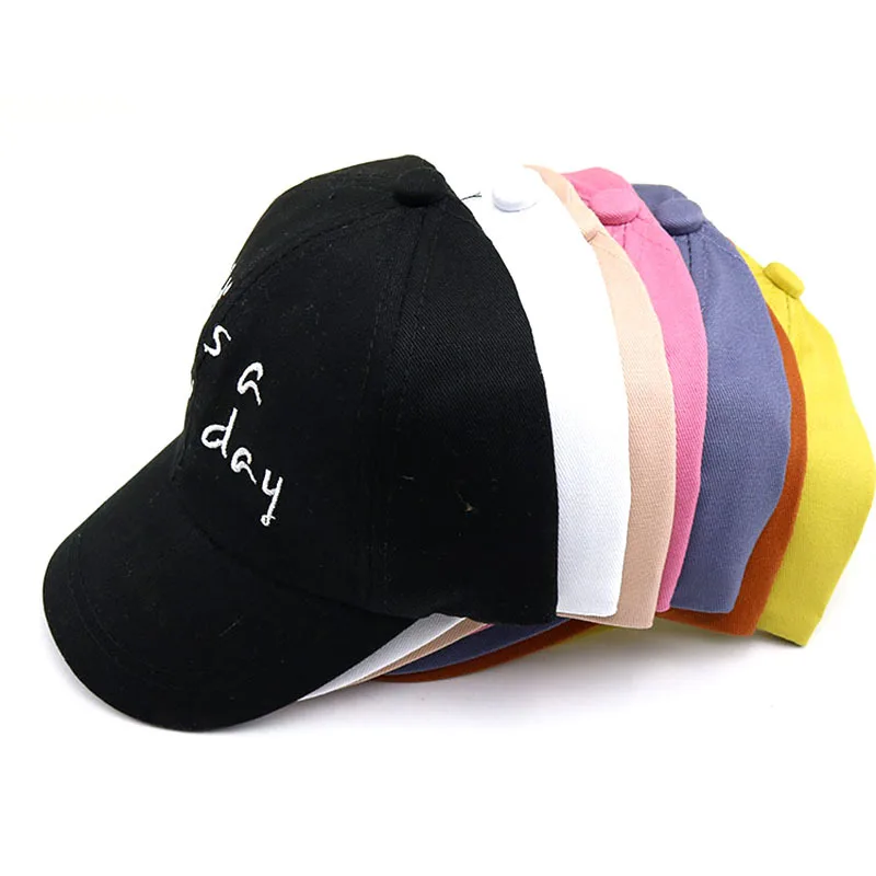 Бейсболка для мальчиков повседневная Кепка в стиле хип-хоп с вышивкой надписью