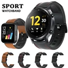 Ремешок кожаный для Realme Watch S, сменный спортивный браслет для наручных часов Realme, 2022 мм