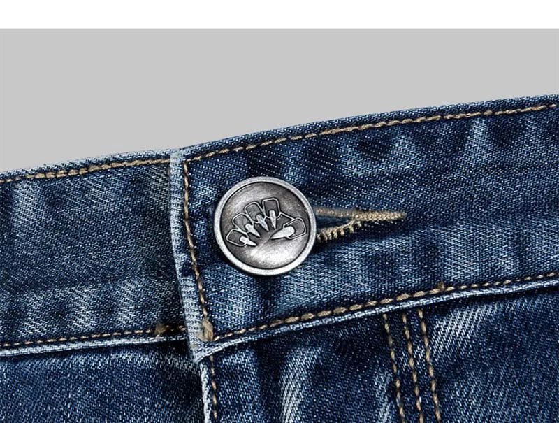 Mcikkny Новая мода Для мужчин грузов Жан брюки с несколькими карманами Slim Fit прямые джинсовые брюки для мужчин мыть размеры 29-40