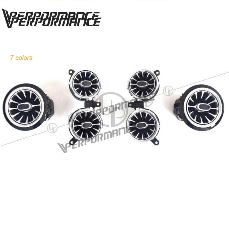 7 color air vents W222 Динамик W222 S63 S65 S600 S550 S500 3D Волшебные ВЧ аудио - Цвет: 7 color air vents