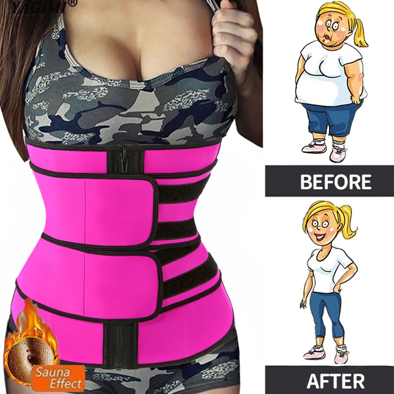 Корсет для похудения Женский тренировочный корсет сауны пота Faja спортивный пояс