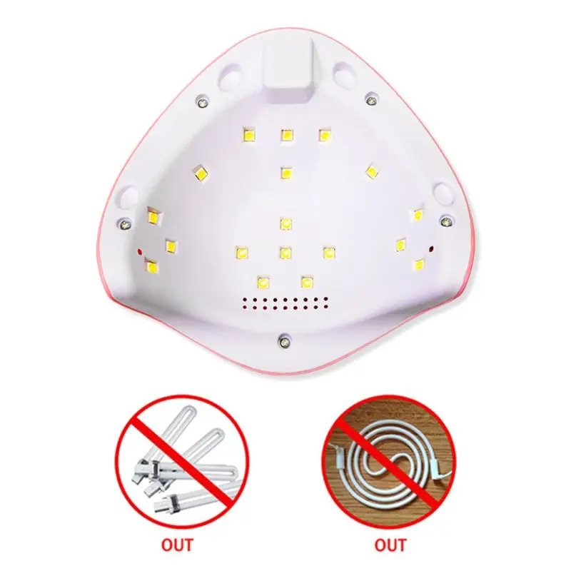 

36W Professional Nail Dryer UV LED Lamp Auto Sensor Acrylic Gel Nail Polish Curing Light USB Rechargeable Manicure Tool