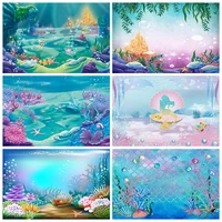 photography backdrops mermaid photo background newborn baby shower birthday party photocall backgrounds for photo studio