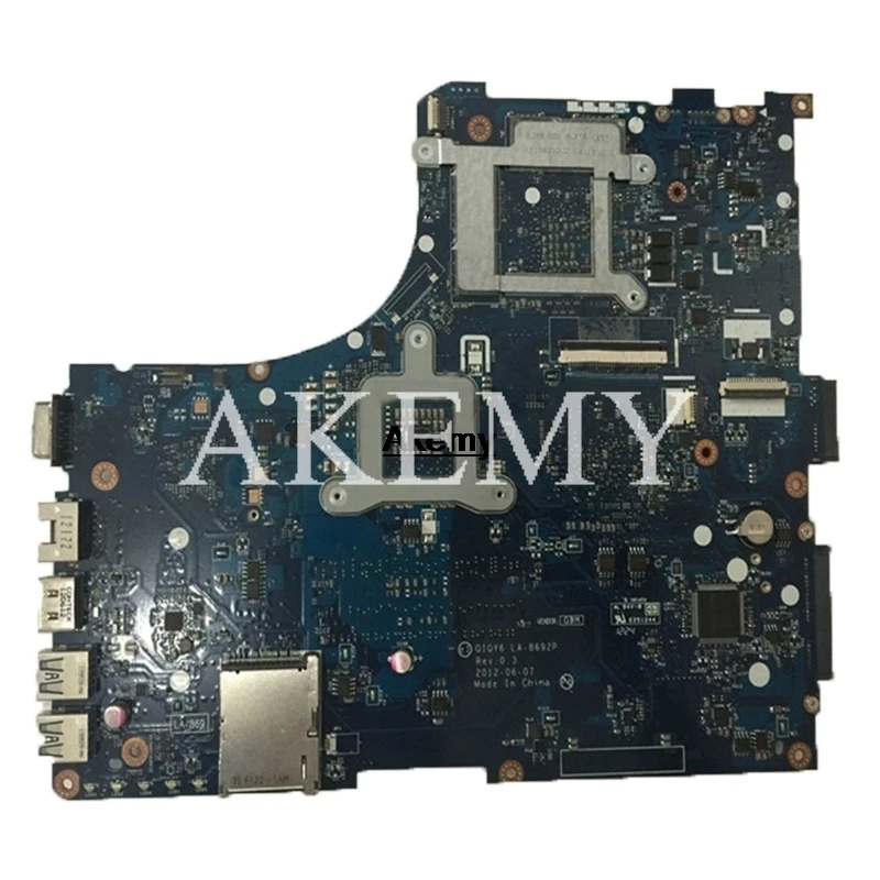 

QIQY6 LA-8692P Laptop motherboard For Lenovo IdeaPad Y500 original mainboard GT650M