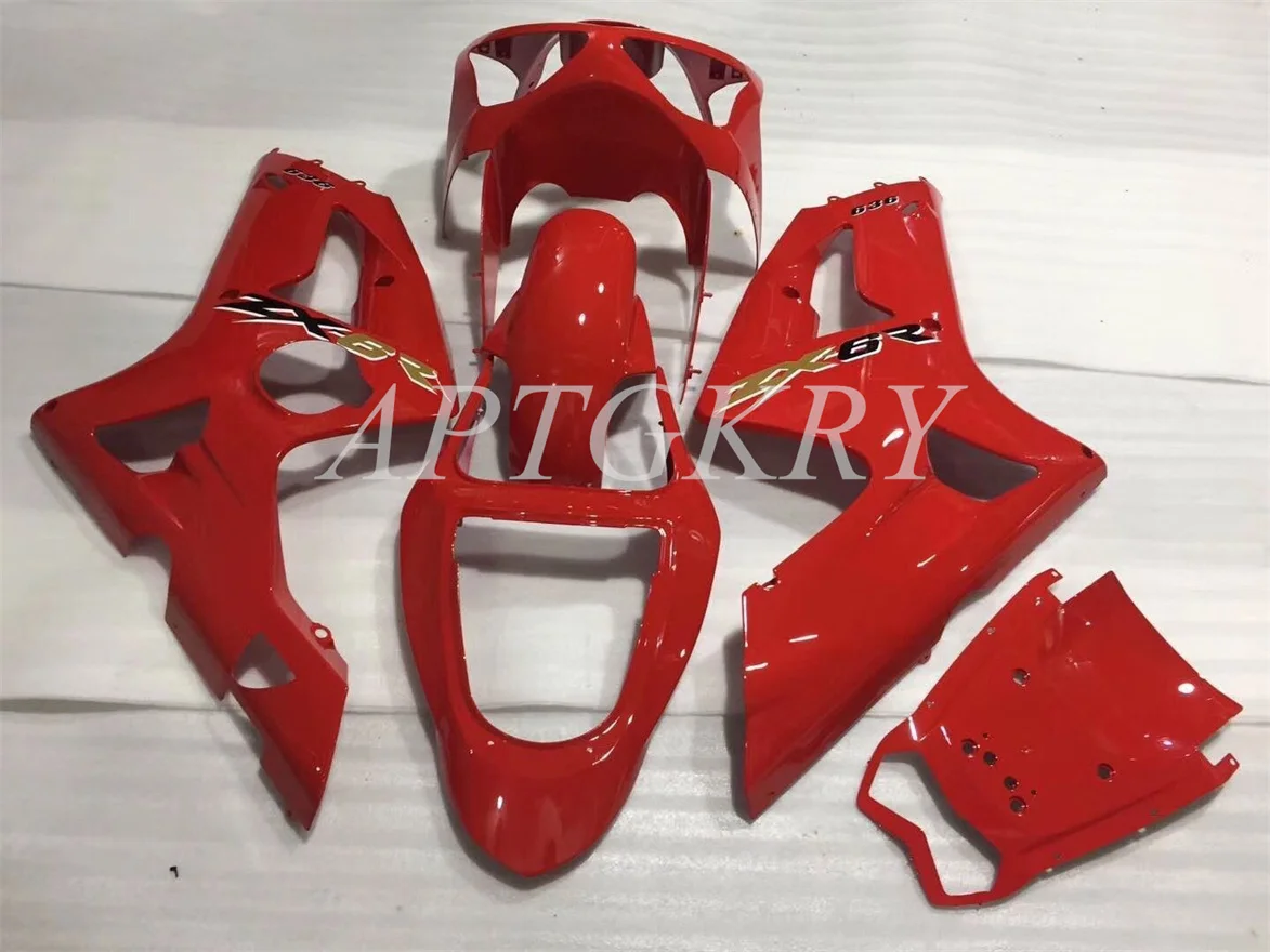 

New ABS Motorcycle Fairing Kits Fit For Kawasaki Ninja ZX6R 636 ZX-6R 2003 2004 03 04 Bodywork Set Custom Red