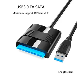 new usb 3 0 to sata 3 5 2 5 cable sata to usb adapter convert cables support 2 53 5 inch external wd ssd hdd adapter hard drive free global shipping