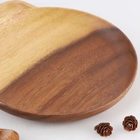 acacia wooden plate japanese tray wooden tea tray snacks plate cake plate breakfast plate coffee snack fruit plate