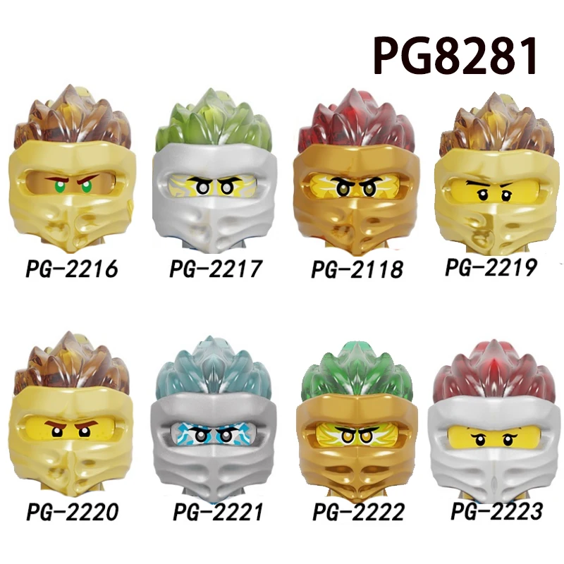 

Famous Game Building Blocks Lloyd Jay Kai Cole Nya Gamma Master Wu Gnea Zane Figures For Children Gift Toys PG8281