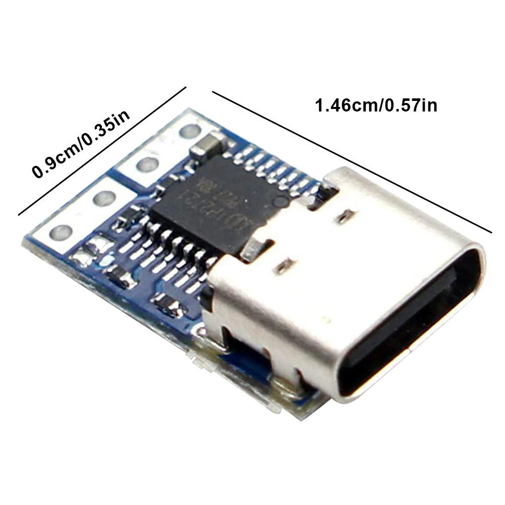 

Type-C USB-C PD2.0/3.0 To DC Spoof Scam Fast Charge Trigger Polling Detector USB-PD Notebook Power Supply Change Board Module