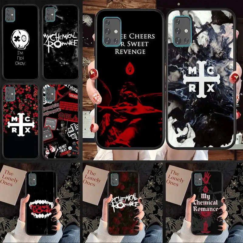 

Punk Band My Chemical Romance Phone Case For Samsung A71 A80 A91 A01 A02 A11 A12 A21 A31 A32 A20E Cover Coque