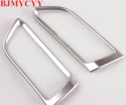 

BJMYCYY For Peugeot 308 Hatchback 2014 2015 2016 Second generation T9 SW Rear View 5door Air-conditioning Outlet Cover ABS plat