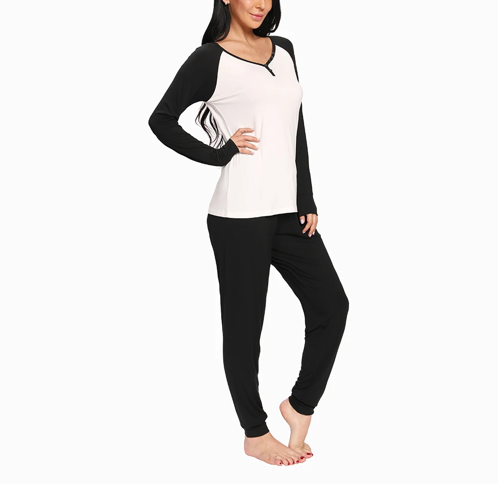 NINE BULL 2019 пижама горячая Распродажа женская пижамы Осенняя Хлопковая для отдыха с