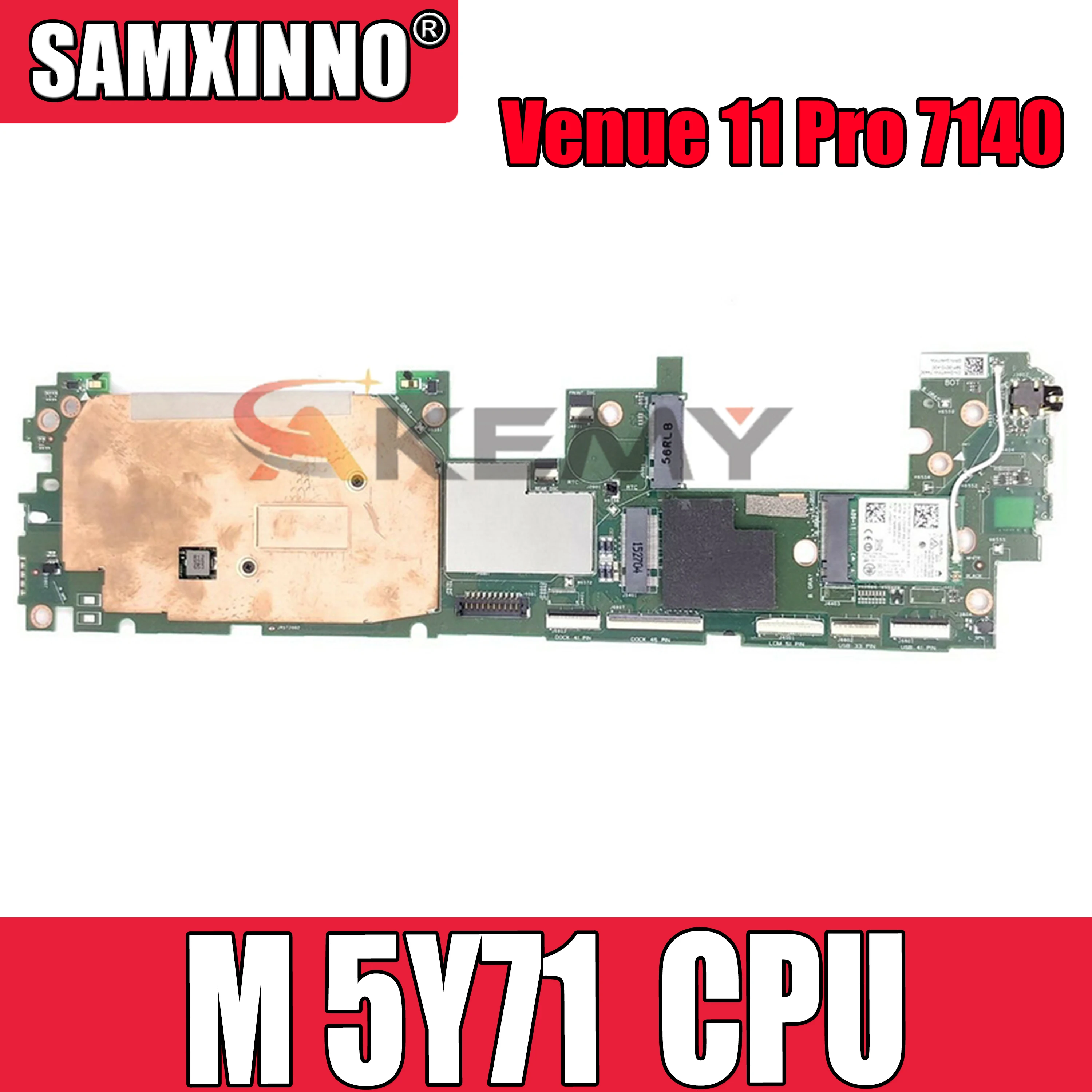Оригинальная материнская плата для ноутбука DELL Venue 11 Pro 7140 м 5Y71 CN-0XMVMH 0XMVMH JCT2 -