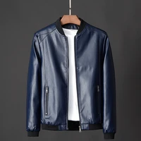 leather rider pu jacket men casual outwear coat windbreaker motorcycle leather jackets male large size 7xl 8xl drop shipping