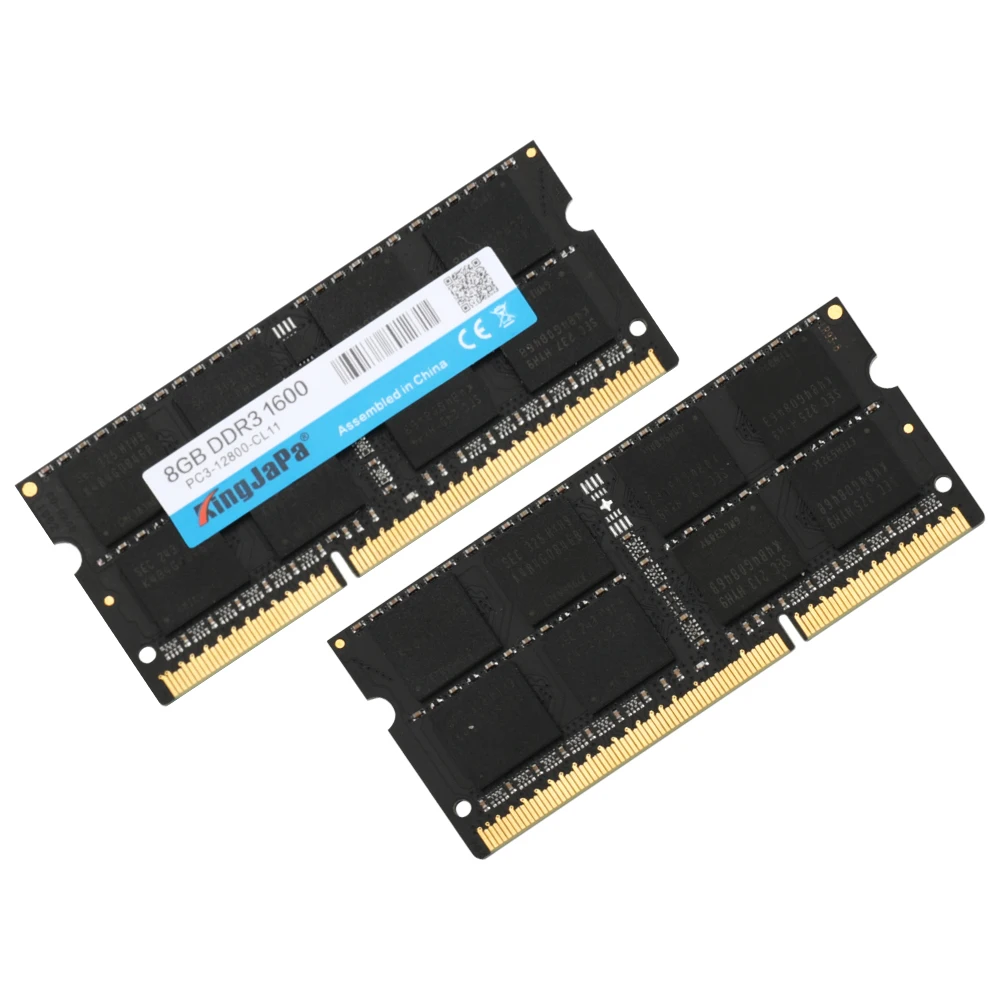 Новый ноутбук KingJaPa 8 Гб оперативной памяти DDR3 1600 МГц 4 для ноутбука Sodimm Memoria 2