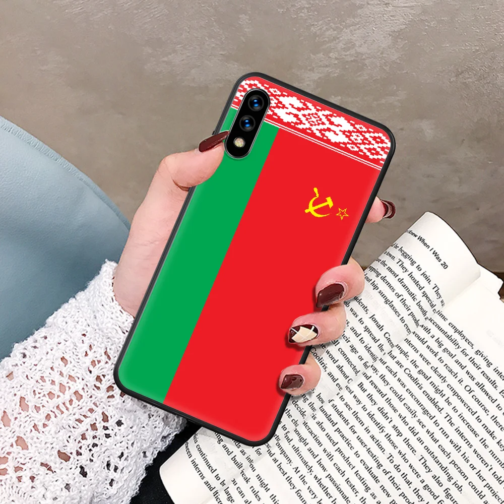 

Republic of Belarus National flag Sign Phone Case For Huawei Honor 6A 7A 7C 8 8A 8X 9 9X 10 10i 20 Lite Pro Play black Cover