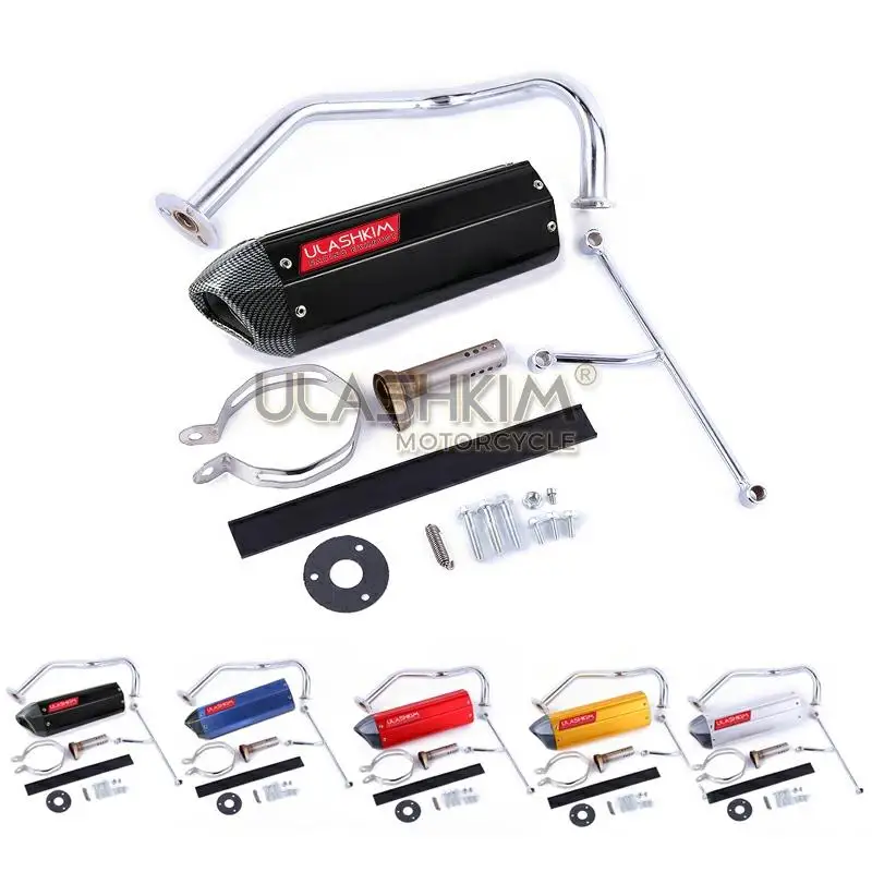 

Motorcycle Exhaust Muffler Slip On For v-clic v clic de Peugeot 50 cc Exhaust Muffler