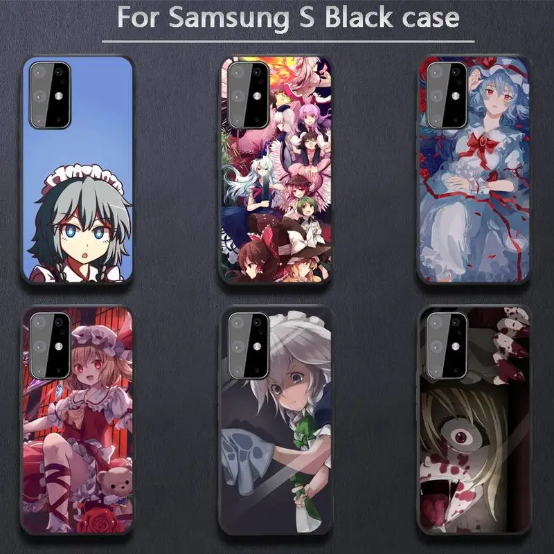 Zororong Аниме Touhou Алые глаза чехол для телефона Samsung S20 plus Ultra S6 S7 edge S8 S9 S10E S21 S10-5G lite -