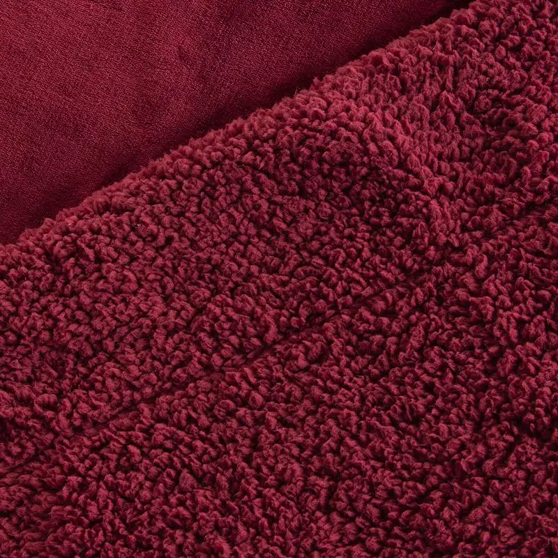 

Flannel Double Blanket 100% Polyester Double-Layer Thick Warm And Breathable Macaron-Colored Lamb Velvet Blanket