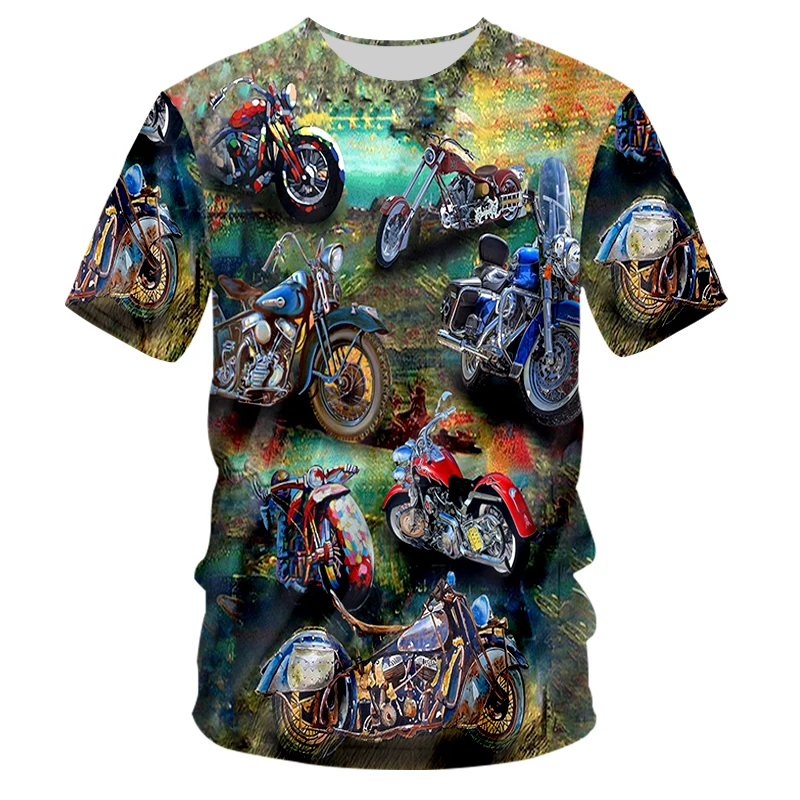 

Мужская быстросохнущая футболка для мотокросса, внедорожник, 3d печать, с коротким рукавом, в стиле хип-хоп
