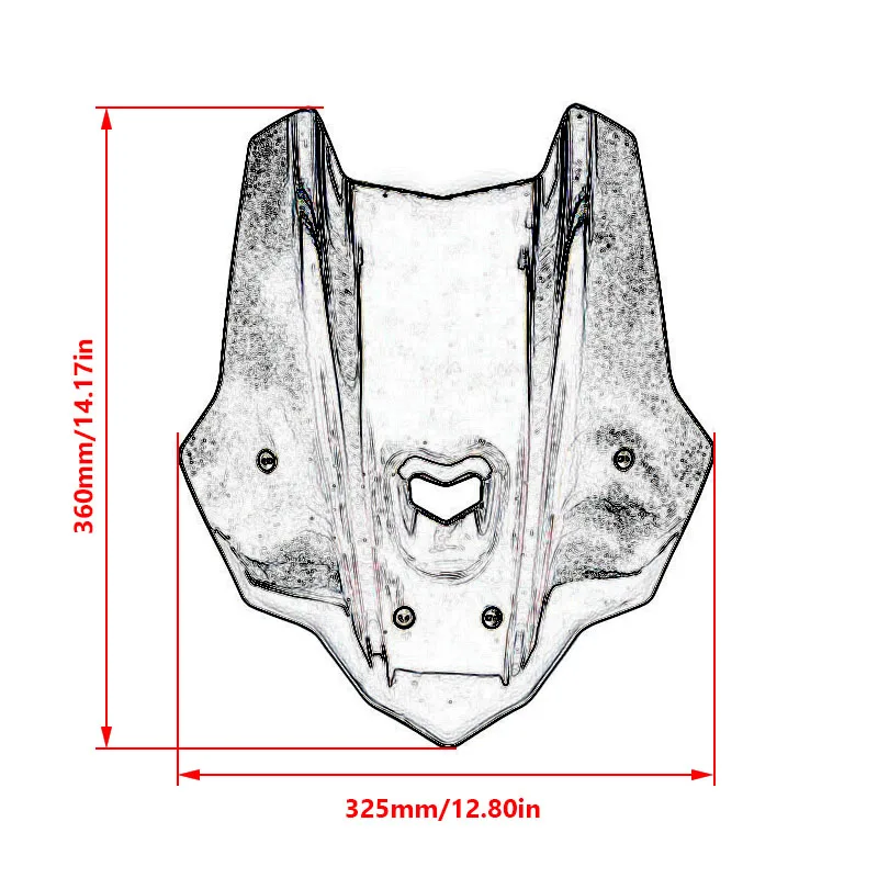Ветровое стекло для мотоциклов спортивных туристических велосипедов ветровое
