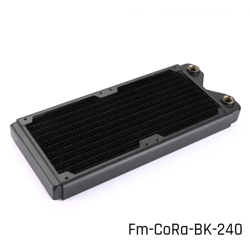FormulaMod Fm-Кора-BK, 120/240/360/480 мм Медь черный однорядные радиатор, 29 мм Толщина, подходит для 120*120 мм вентилятор