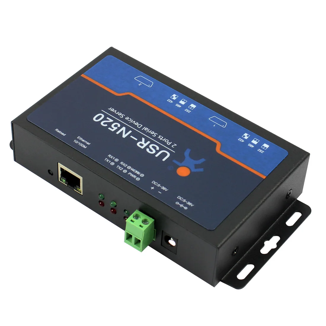 Двойной последовательный преобразователь для Ethernet сервера TCP IP RS232 RS485