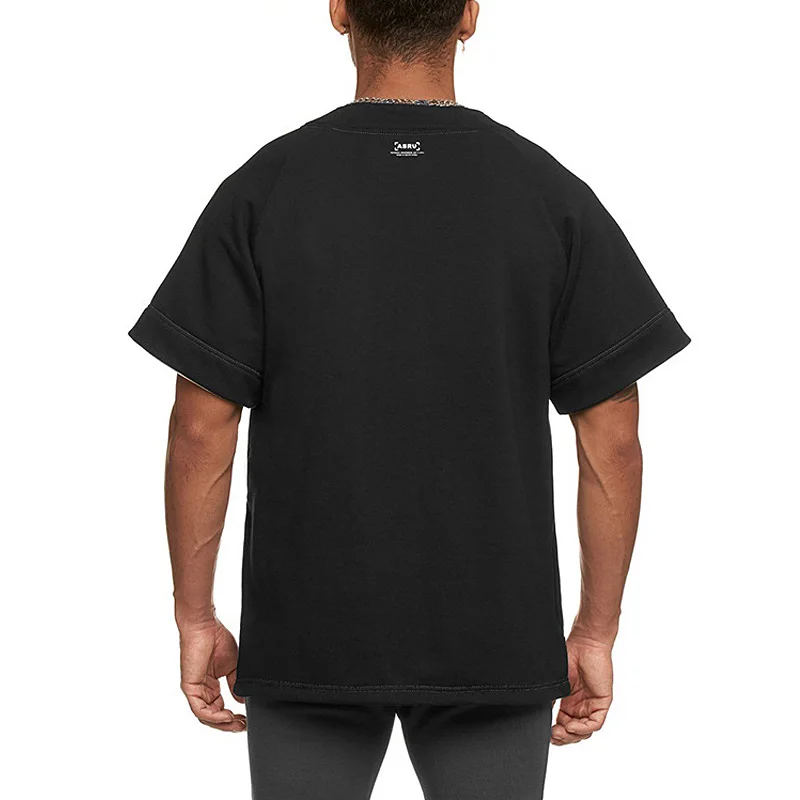 Мужская двухсторонняя спортивная рубашка для фитнеса тренировок в тренажерном