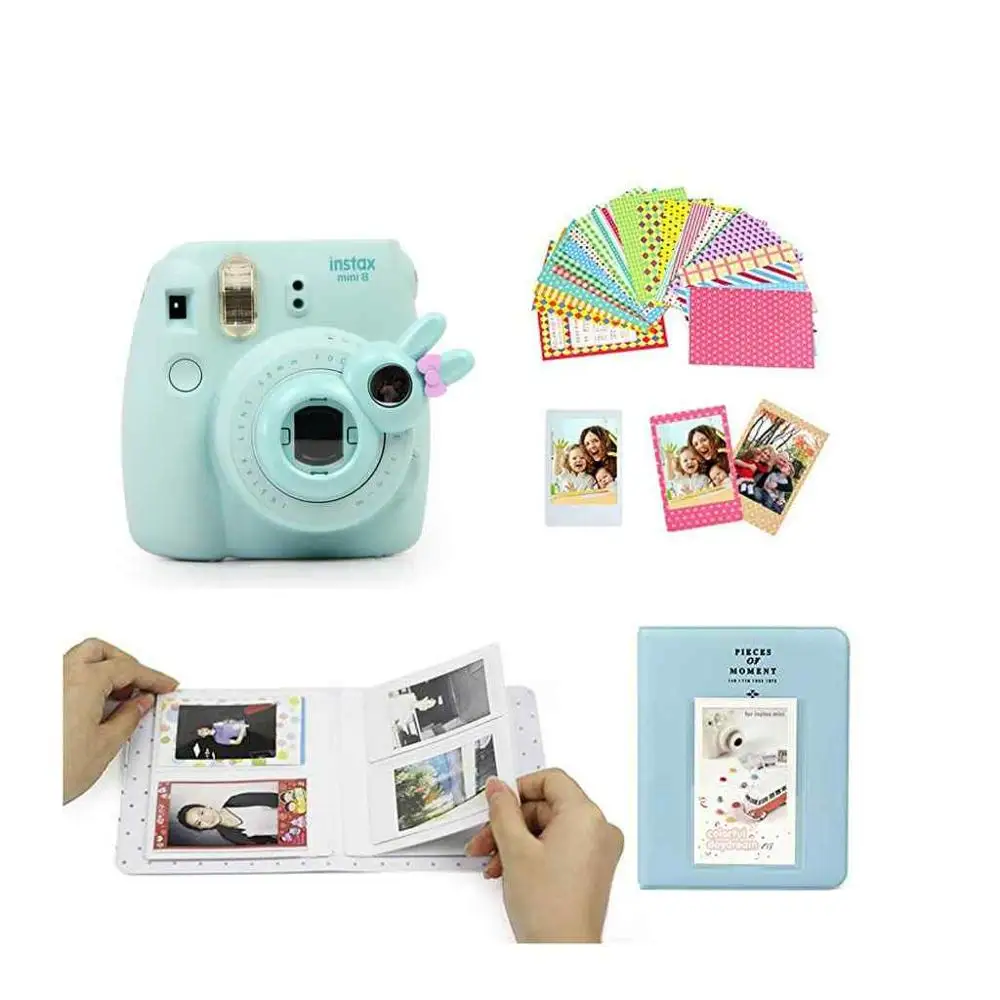 Набор чехлов для мини-камеры CAIUL Fujifilm Instax Mini 9 8 + футляр из искусственной кожи
