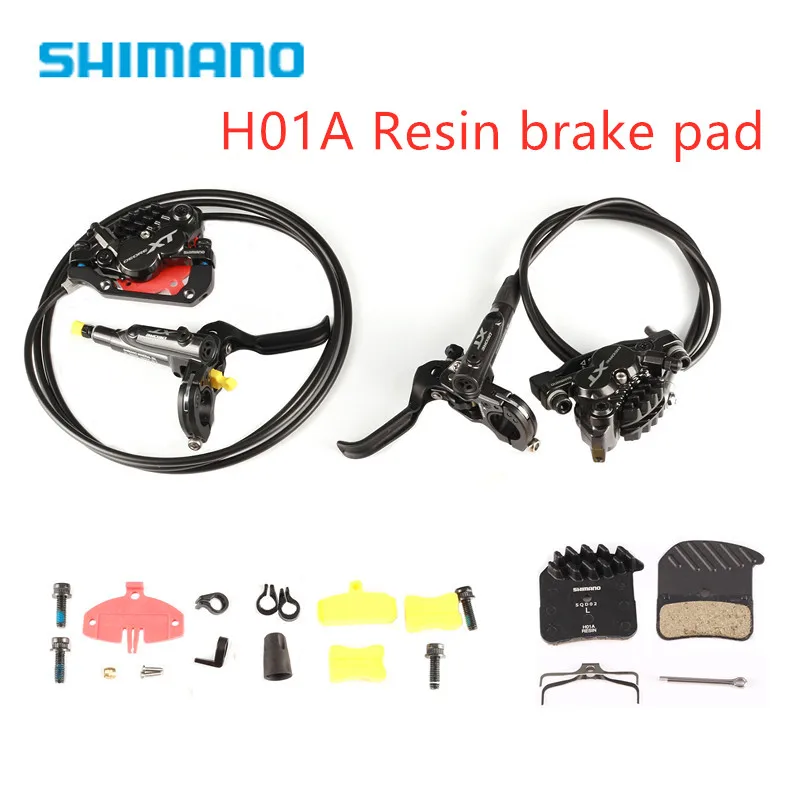 Shimano Deore XT BR-M8020 4 поршневой Тормоз MTB Горный дисковый тормоз гидравлический передний и задний комплект M8020 тормоз лучше, чем M8000 - Цвет: H01A brake pad