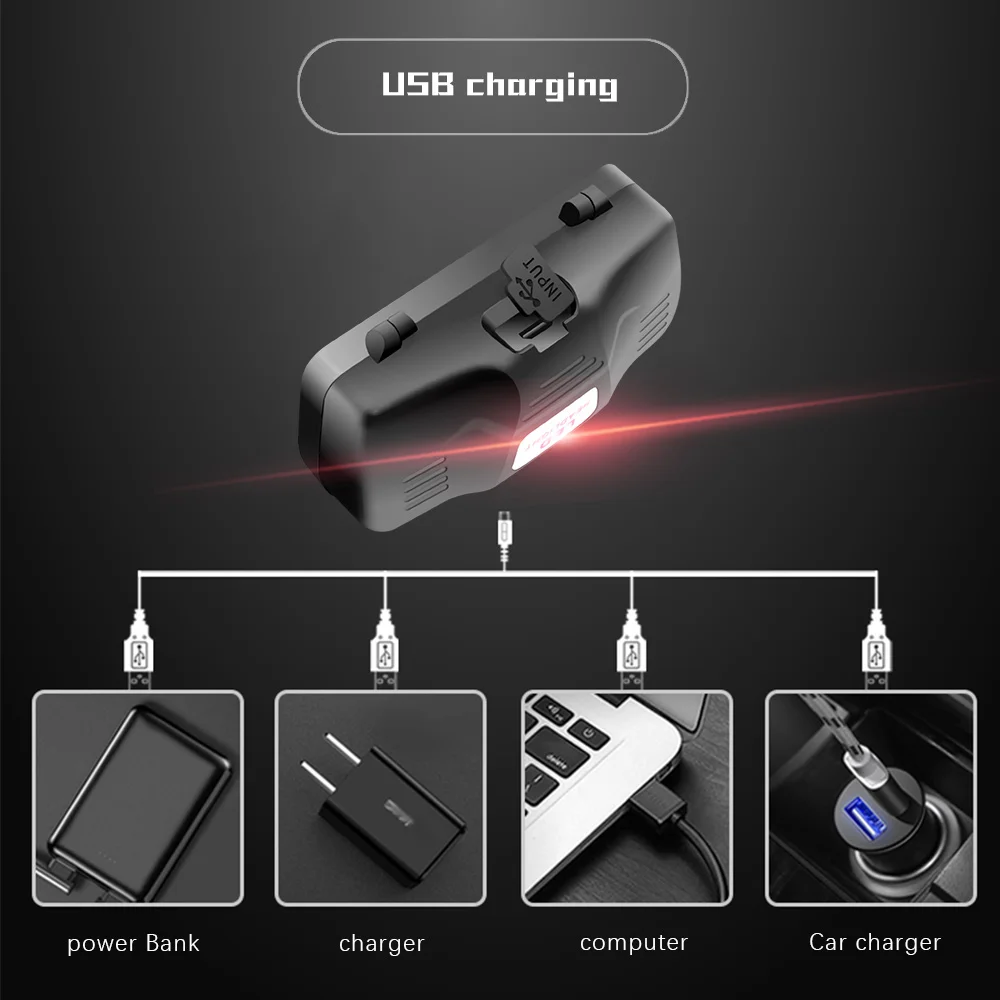 Головной Светодиодный фонарь XML-T6 3 режима масштабируемый с аккумулятором 18650 для