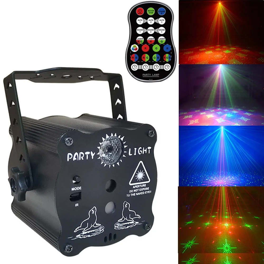 

Led Projector Starry Sky USB Charging Disco Ball Lamp DJ Laser Projector For Bars KTV Home Stage Strobe Atmosphere Party Lights