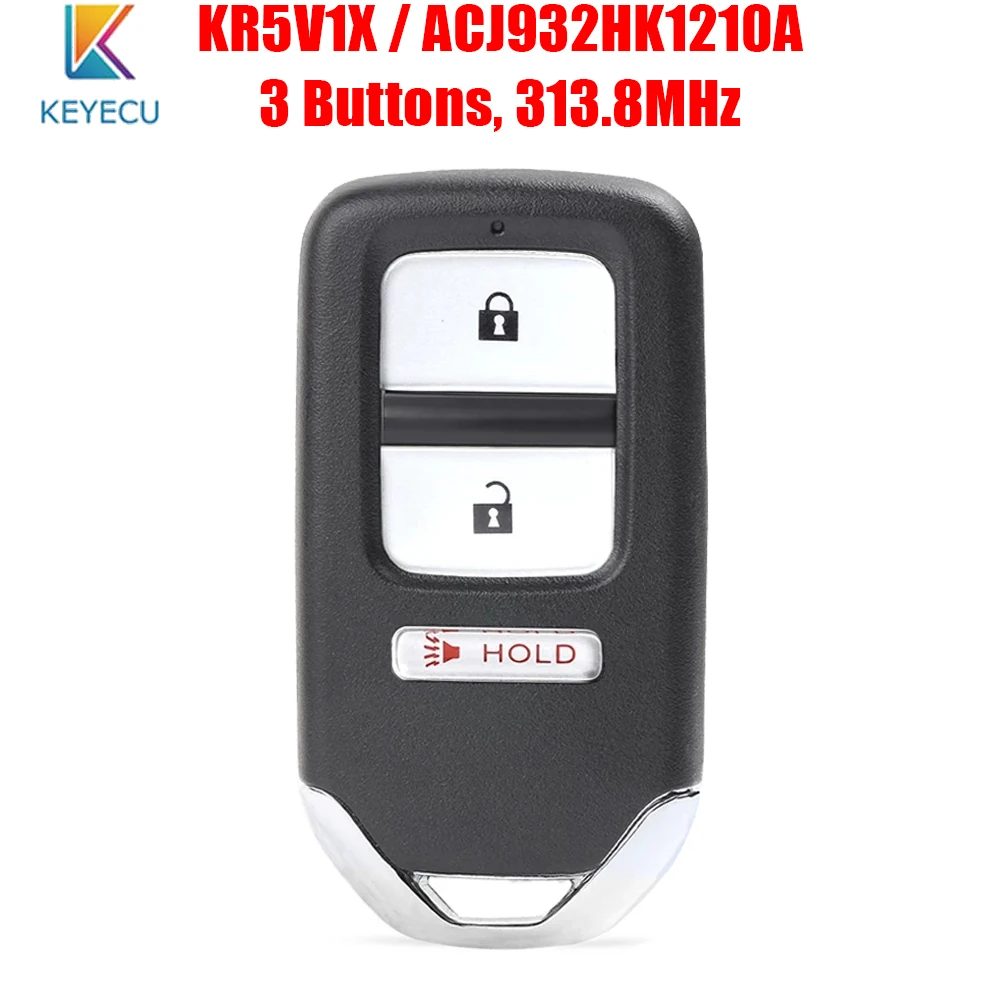 Keyecu KR5V1X A2C80084900 / ACJ932HK1210A умный дистанционный ключ брелок от машины 2 + 1 кнопки 313 8