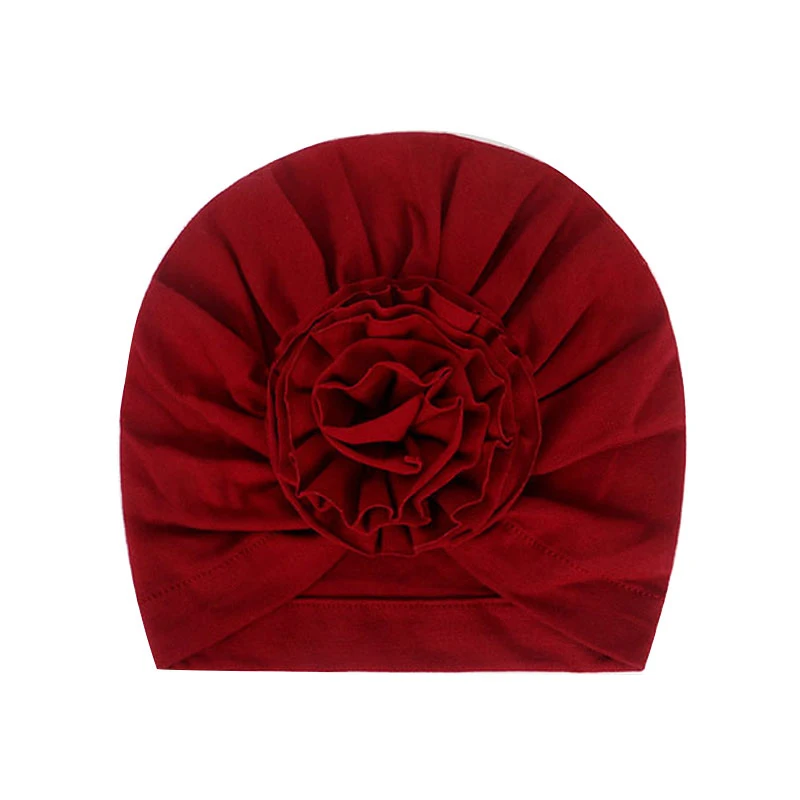 

New Lovely Flower Baby Hat Soft Cotton Baby Girl Hat Turban Infant Toddler Newborn Baby Cap Bonnet Headwraps Kids Hat Beanie