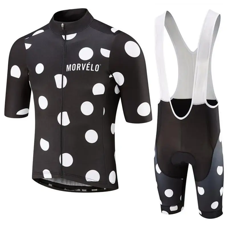 Bib Shorts suit Новинка, летняя одежда для велоспорта Morvelo, комплекты одежды для велоспорта с коротким рукавом, мужские летние комплекты для велоспорта - Цвет: Bib Shorts suit