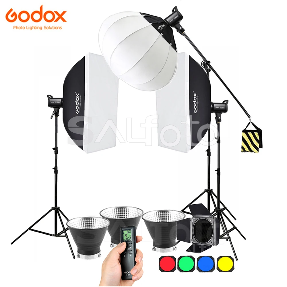 Godox SL100Bi Двухцветный / SL100D Белый светодиодный комплект видеосъемки SL100 100 Вт CRI96 +